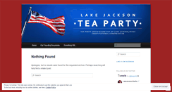 Desktop Screenshot of lakejacksonteaparty.wordpress.com