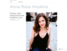 Tablet Screenshot of annarosehopkins.wordpress.com