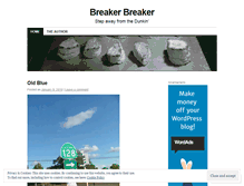 Tablet Screenshot of breakerbreaker.wordpress.com