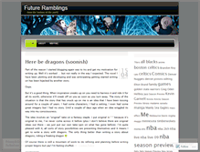 Tablet Screenshot of futureramblings.wordpress.com