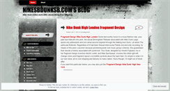 Desktop Screenshot of nikesbdunksb.wordpress.com