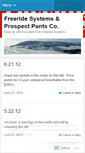 Mobile Screenshot of freeridesystems.wordpress.com