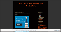 Desktop Screenshot of oreosourworldcheats.wordpress.com