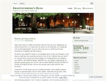 Tablet Screenshot of kristinemberg.wordpress.com