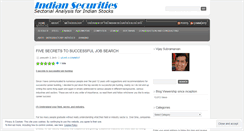 Desktop Screenshot of indiansecurities.wordpress.com