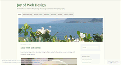 Desktop Screenshot of joywebdesign.wordpress.com