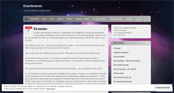 Desktop Screenshot of overleveren.wordpress.com