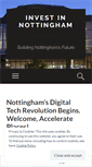 Mobile Screenshot of investinnottingham.wordpress.com