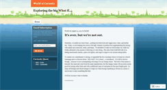 Desktop Screenshot of curiosityquest.wordpress.com