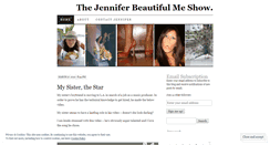 Desktop Screenshot of jenniferbeautifulmeshow.wordpress.com
