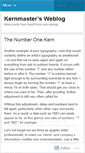 Mobile Screenshot of kernmaster.wordpress.com