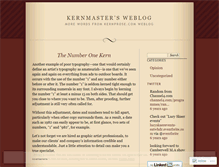 Tablet Screenshot of kernmaster.wordpress.com