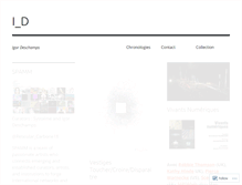 Tablet Screenshot of igordeschampsnmediaart.wordpress.com