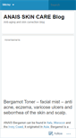 Mobile Screenshot of anaisskincare.wordpress.com