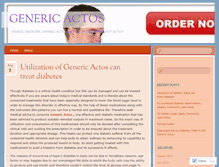 Tablet Screenshot of genericactos.wordpress.com