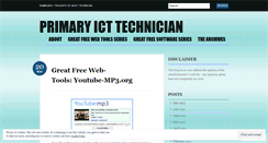 Desktop Screenshot of primaryicttechnician.wordpress.com