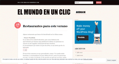 Desktop Screenshot of elmundoenunclic.wordpress.com