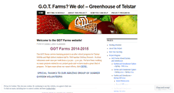 Desktop Screenshot of gotfarms.wordpress.com