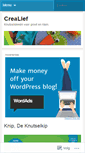 Mobile Screenshot of crealief.wordpress.com