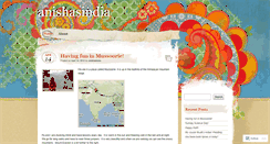 Desktop Screenshot of anishasindia.wordpress.com