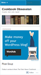Mobile Screenshot of cookbookobsession.wordpress.com