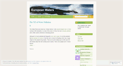 Desktop Screenshot of europeanwaters.wordpress.com