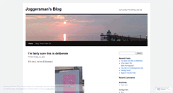 Desktop Screenshot of joggersman.wordpress.com