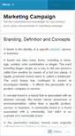 Mobile Screenshot of improvemarketingcampaign.wordpress.com