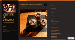 Desktop Screenshot of cuivreetcuminpetitefa.wordpress.com