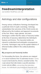 Mobile Screenshot of freedreaminterpretation.wordpress.com