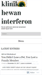 Mobile Screenshot of klinikhewan09.wordpress.com