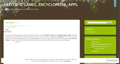 Desktop Screenshot of oldcdreviews.wordpress.com