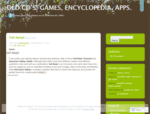 Tablet Screenshot of oldcdreviews.wordpress.com