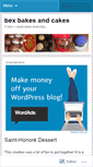 Mobile Screenshot of bexbakesandcakes.wordpress.com