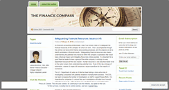 Desktop Screenshot of financecompass.wordpress.com