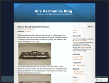 Tablet Screenshot of harpcollection.wordpress.com