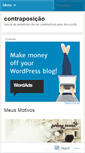 Mobile Screenshot of contraposicao.wordpress.com