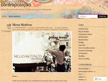 Tablet Screenshot of contraposicao.wordpress.com