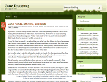 Tablet Screenshot of janedoe225.wordpress.com