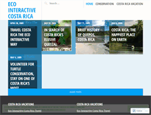 Tablet Screenshot of ecointeractive.wordpress.com