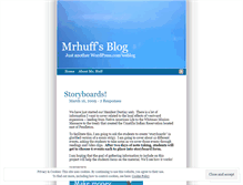 Tablet Screenshot of mrhuff.wordpress.com