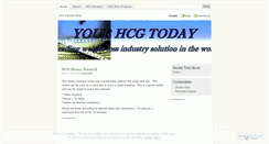 Desktop Screenshot of hcgrecipes.wordpress.com