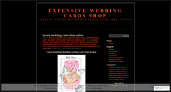 Desktop Screenshot of luxurygreetingcards.wordpress.com