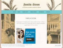 Tablet Screenshot of familiasisson.wordpress.com