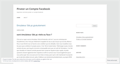 Desktop Screenshot of pirateruncomptefacebook24.wordpress.com