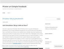 Tablet Screenshot of pirateruncomptefacebook24.wordpress.com