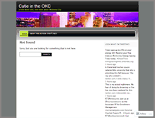 Tablet Screenshot of catieintheokc.wordpress.com