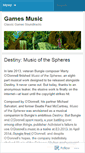 Mobile Screenshot of gamemusic.wordpress.com