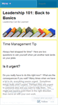 Mobile Screenshot of leadershipbasics101.wordpress.com