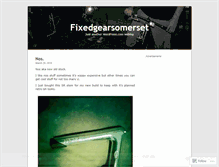 Tablet Screenshot of fixedgearsomerset.wordpress.com